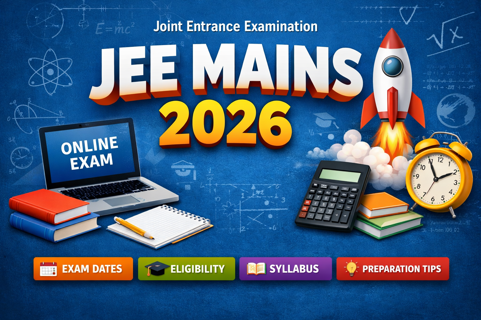 JEE Main 2026 Exam Dates, Eligibility, Syllabus & Preparation